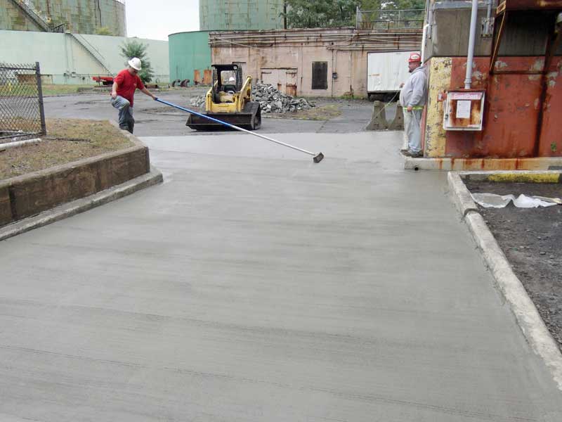 Concrete Fueling Pad